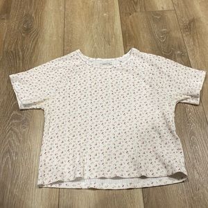 American Eagle Flower Crop Top